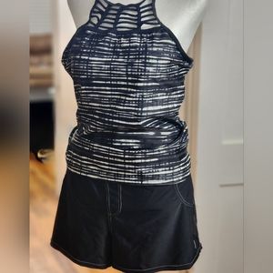 Free Country Ladies 2-piece Swim Set With Tankini & Swim Shorts! Size XXL (18)